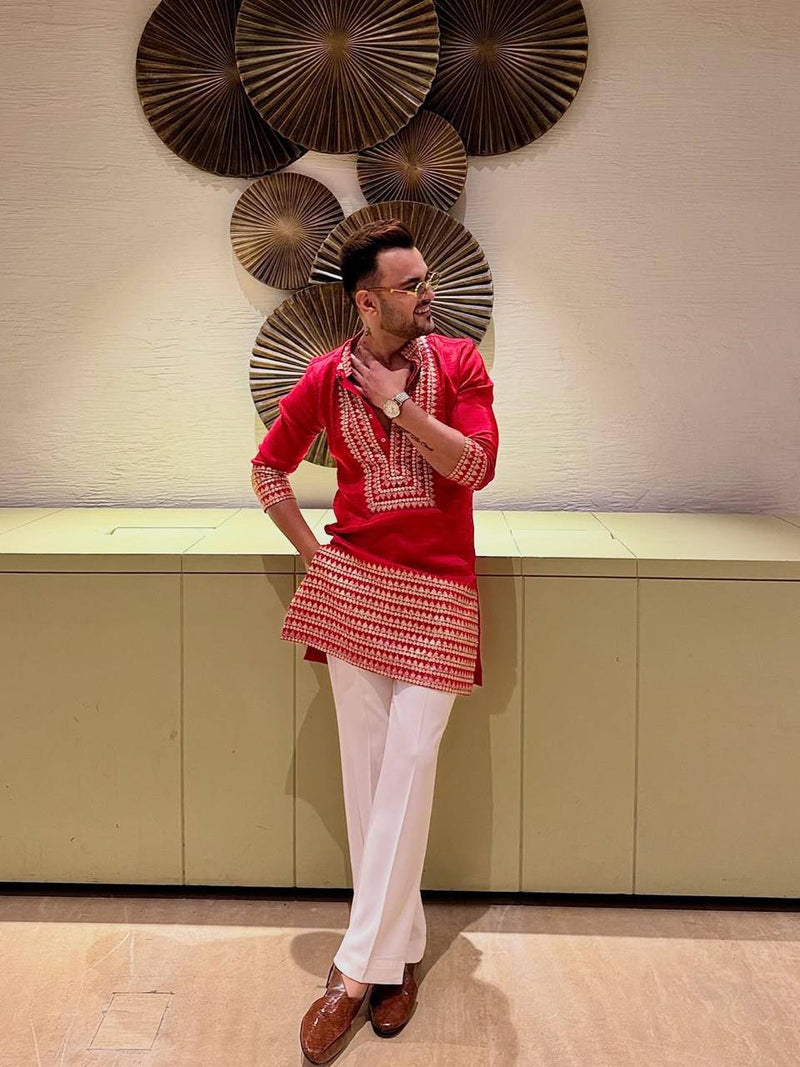 EMBROIDERED KURTA
