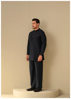 NOIR BLACK MEN'S CO-ORD SET – MINIMAL MODERN FIT