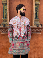 RANGMAHAL HERITAGE KURTA  WHITE PANTS
