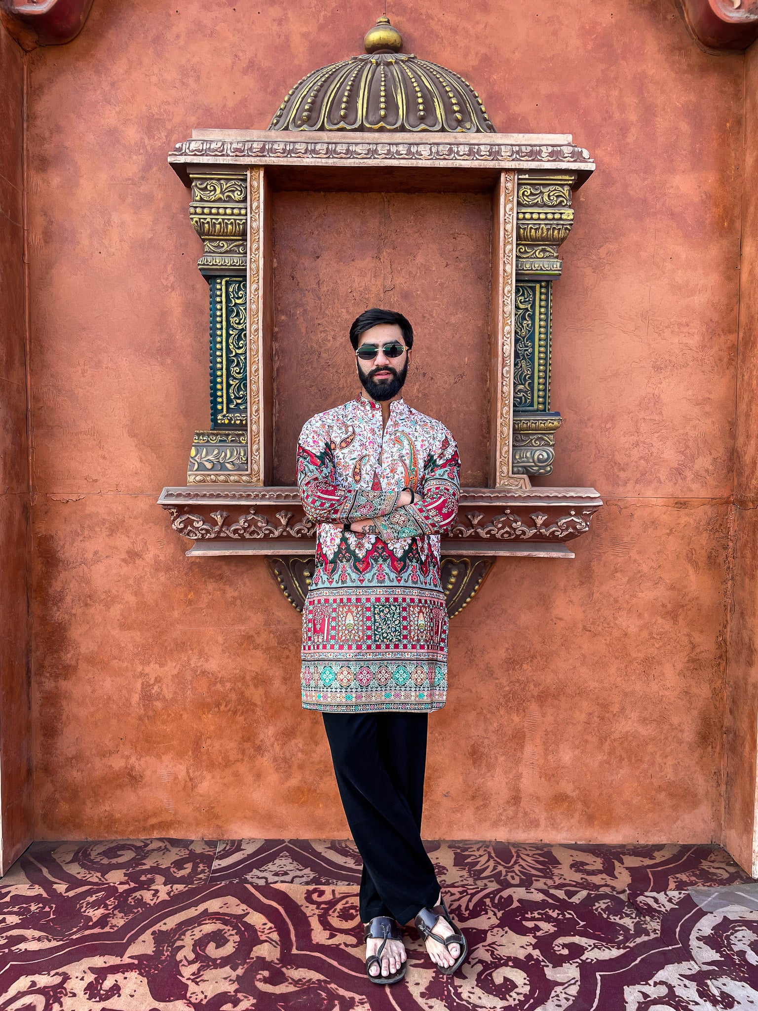 RANGMAHAL HERITAGE KURTA  WHITE PANTS