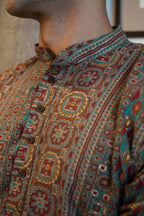 THE MUSLIN MULTICOLOR PRINT LONG KURTA