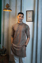 THE MUSLIN MULTICOLOR PRINT LONG KURTA